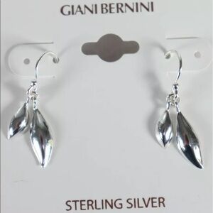 Giani Bernini Sterling Silver Double Leaf Earrings